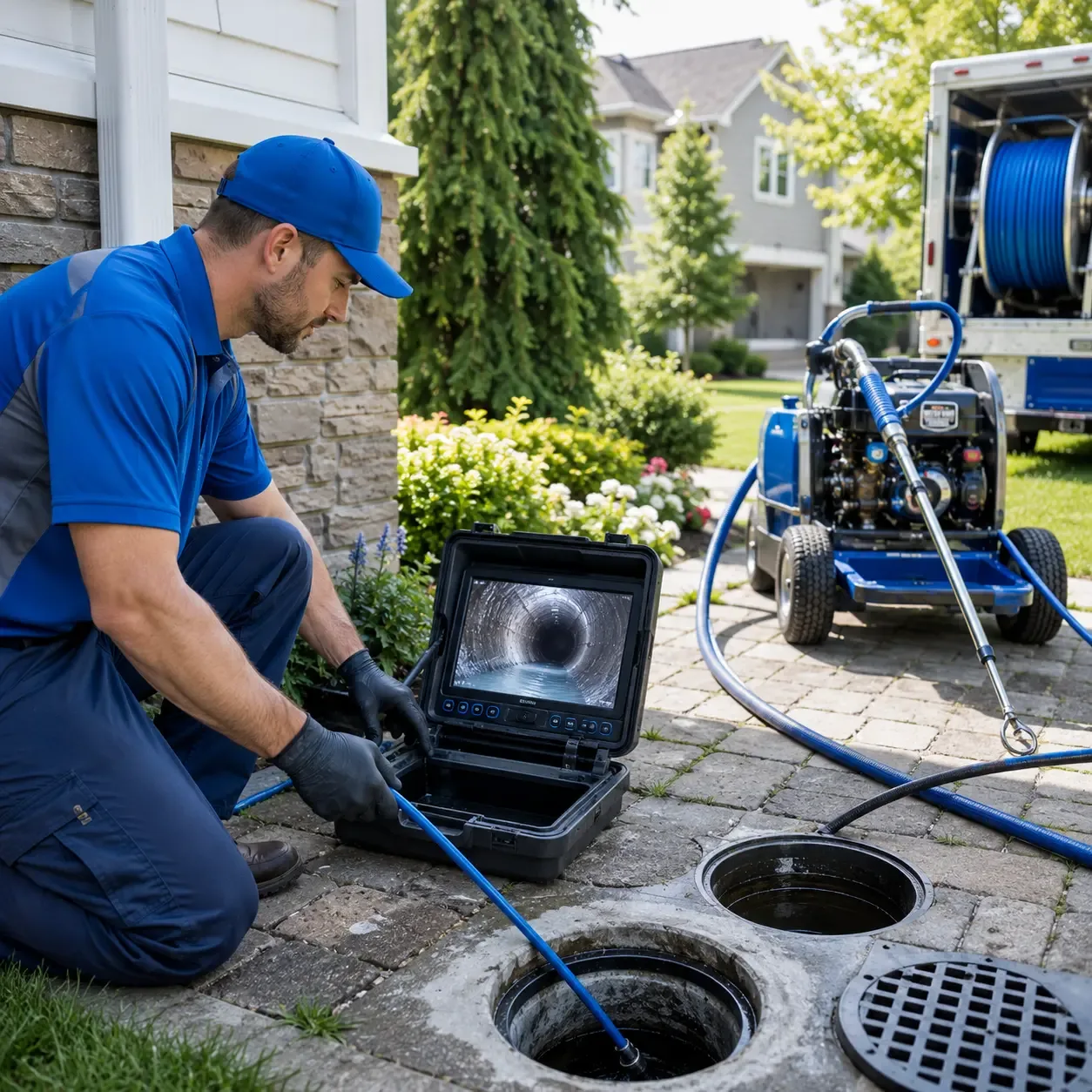 Outdoor drain cleaning professionals serving Englewood, NJ